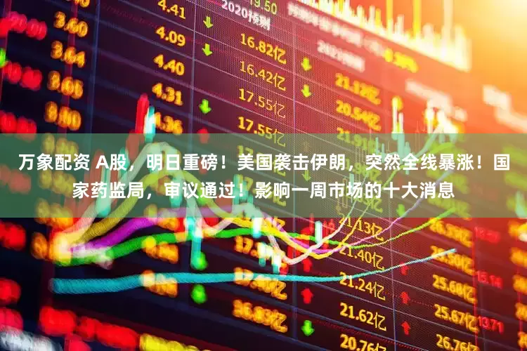 万象配资 A股，明日重磅！美国袭击伊朗，突然全线暴涨！国家药监局，审议通过！影响一周市场的十大消息