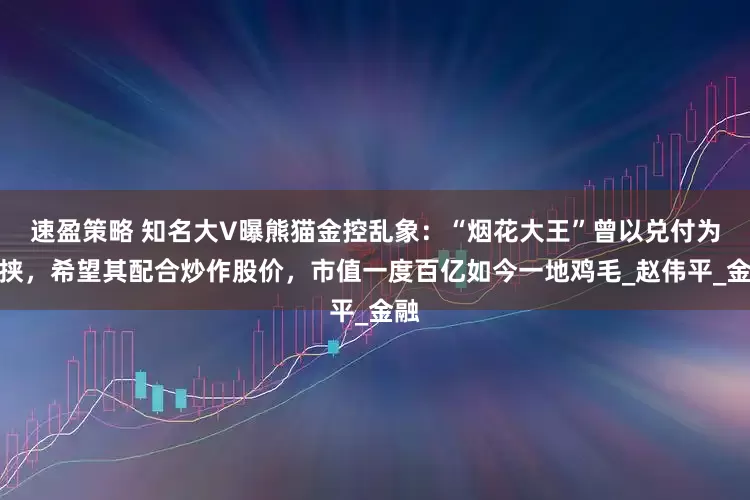 速盈策略 知名大V曝熊猫金控乱象：“烟花大王”曾以兑付为要挟，希望其配合炒作股价，市值一度百亿如今一地鸡毛_赵伟平_金融